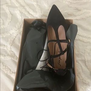 Free people lace up flat- Womens 8